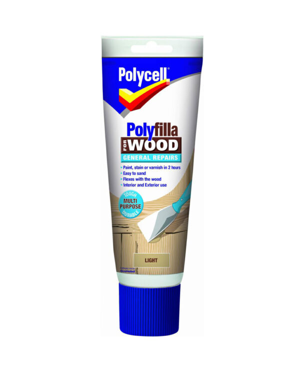 POLYCELL WOOD FILLER ALL PURPOSE LIGHT 330g TUBE ART: 5207190