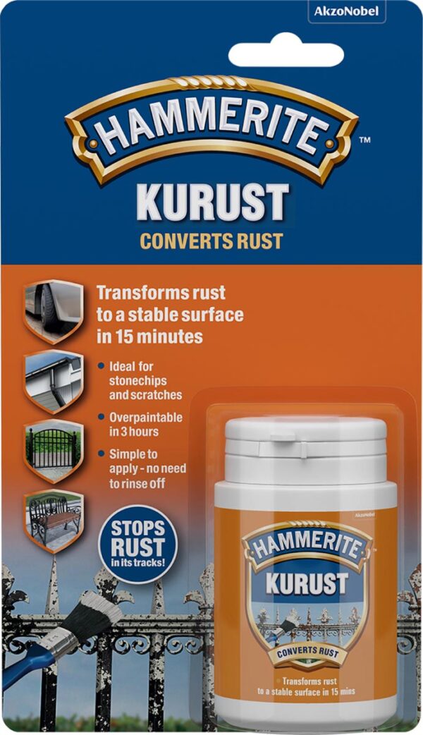 HAMMERITE KURUST - ANTI-RUST PAINT 250 Ml KR250