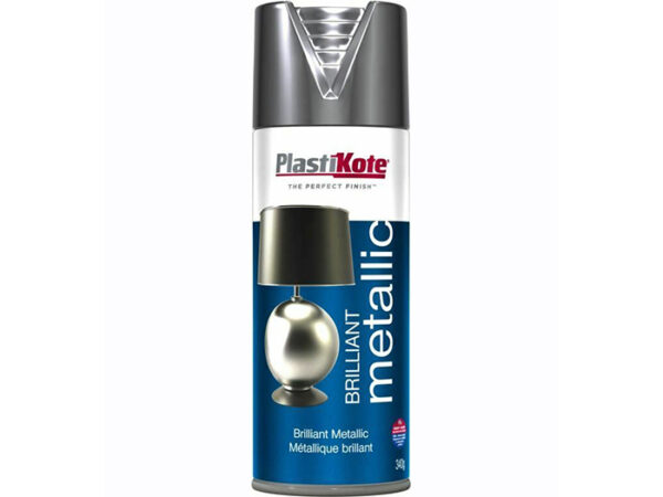 PLASTI-KOTE P.161 BRILLIANT  Metallic SILVER COLOR SPRAY PAINT