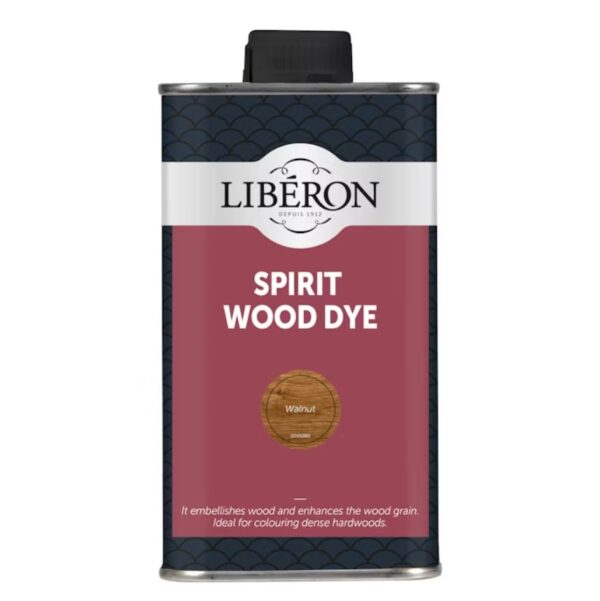 LIBERON SPIRIT WOOD DYE WALNUT 250ML FR ART:121954