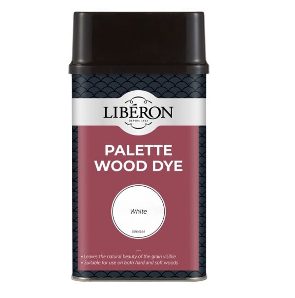 LIBERON Palette WOOD DYE Water Based - White  - 500ml UK Art. 126739