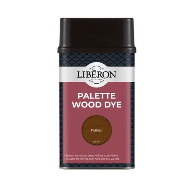 LIBERON Palette WOOD DYE Water Based - Walnut -  500ml UK Art. 126749