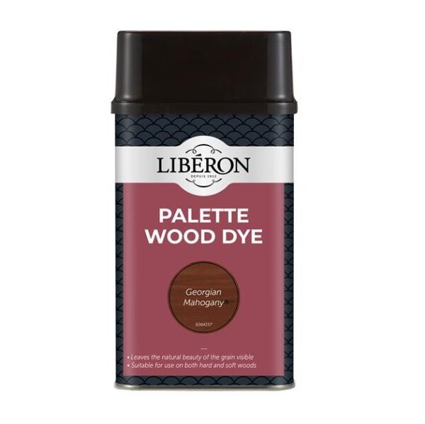 LIBERON Palette WOOD DYE Water Based -  Georgian Mahogany  - 250ml UK Art. 126729