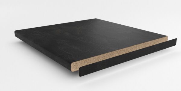 650 X 45 X 0.7mm GETALIT HPL EDGING STRIP SC114 PIATTA (SLATE BLACK) (2pcs/pack)