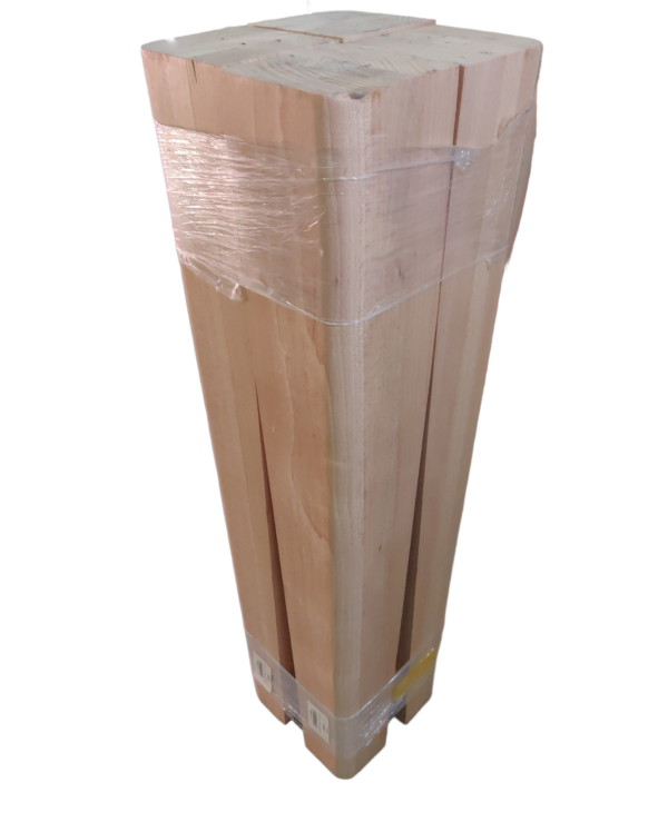 SET OF 4 VICKY - BEECH  TABLE LEGS 4"