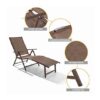 ALUM. GREY FOLDING SUNBED W/TEXTELINE 3656 - Image 3