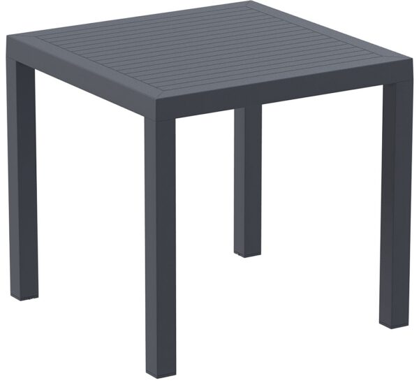 ARES TABLE 80 X 80cm DARK GREY