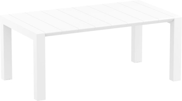 VEGAS MED. TABLE 774 WHITE EXT. 180/220 X 100cm