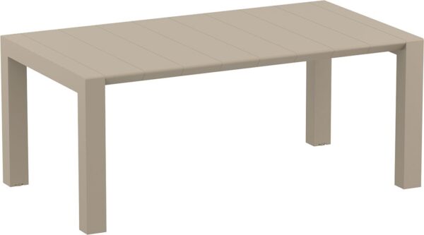 VEGAS MED. TABLE 774 DOVE GREY/ TAUPE EXT. 180/220 X 100cm