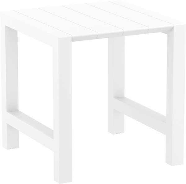 VEGAS 782 BAR EXT.TABLE 100 X 100/140mm WHITE