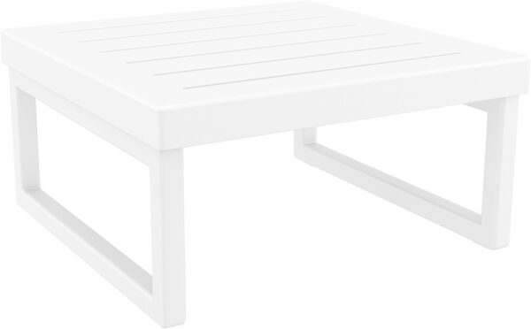 MYKONOS 137 SQR. TABLE 65 X 65CM WHITE