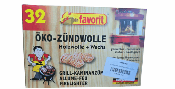 WOODWOOL FIRESTARTERS 300g WOODWOOL