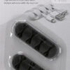 MULTIPLE ADHESIVE CABLE CLIP BLACK INOFIX ART: 7103-3- {2pc/pack} - Image 3