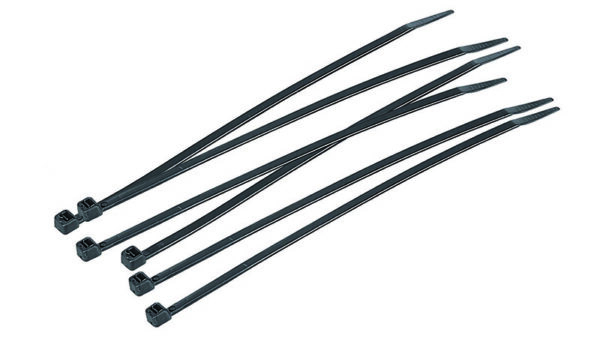 TACTIX CABLE TIES BLACK 350x4.7mm ART: 408031 [100pcs/bag]