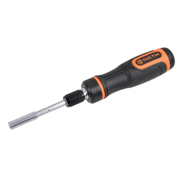 TACTIX TELESCOPIC RATCHET SCREWDRIVER W/ 6 BITS ART: 205250