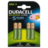 DURACELL RECHARGEABLE ULTRA 1300mAh AA X 4