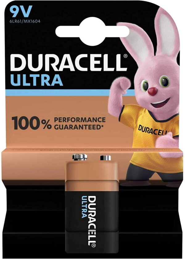 DURACELL ULTRA/PLUS POWER 9V  6LF22/MN1604