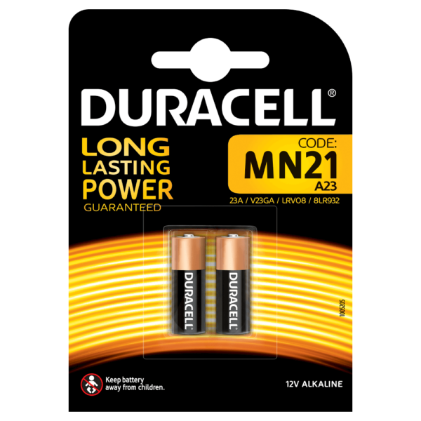 DURACELL SPECIALTY MN21 A23/V23GA/3LR50 (x2)
