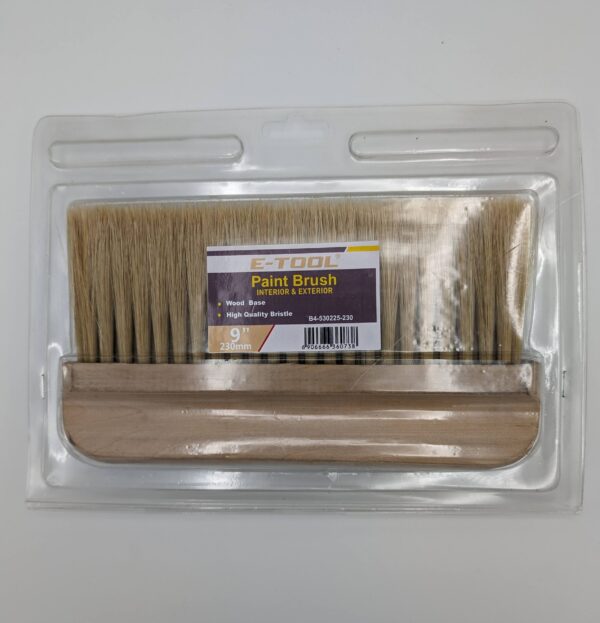 HANDLESS WIDE BRUSH 9" MIKA, WOODEN ART: B4-530225-230