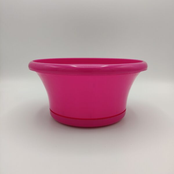 *PLASTIC RECORD BOWL DIA. 20cm INCL. SAUCER FUXIA ART: REC.020.CS.FU