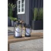 BONDI SET OF 2 ROUND LANTERNS IN BLACK WITH HANDLE ART: 6407460 - Image 2