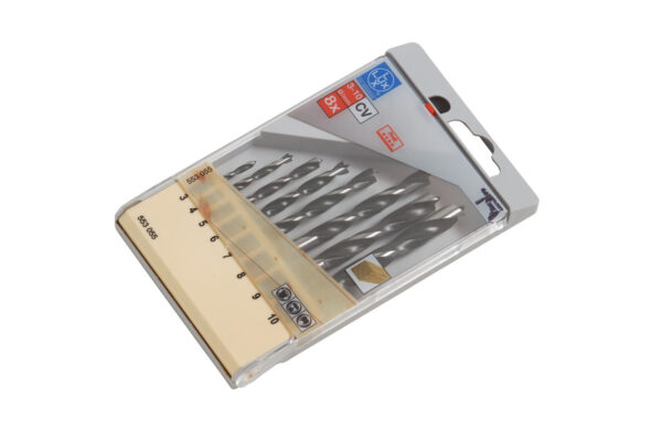 WOOD TWIST DRILL SET 3-10mm  8pcs LUX 553055