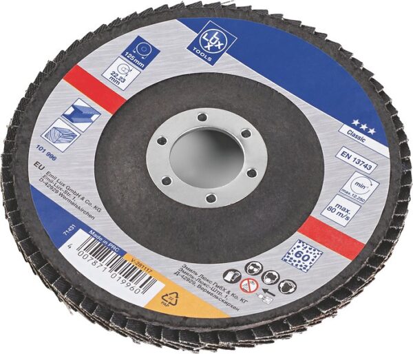 ROTARY FLAP DISC 125mm K60 LUX 101996