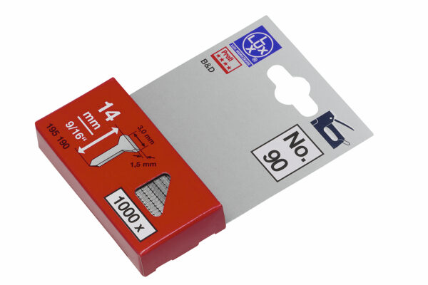 STAPLE PCK NO.90 LUX 195190 14mm [B&D]