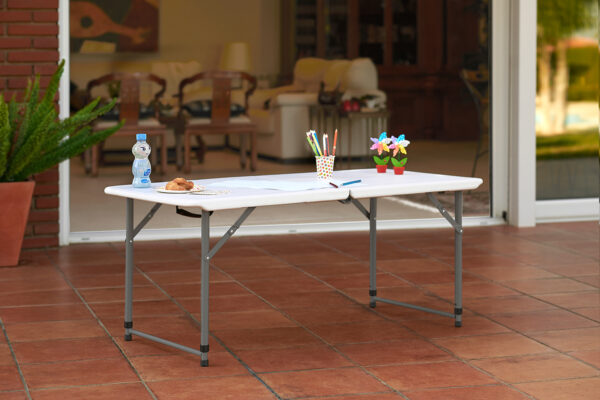 ABS RESIN FOLDING WHITE TABLE - Image 7