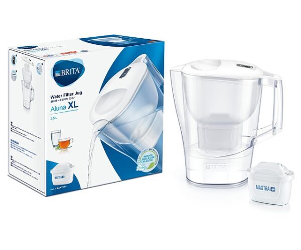 BRITA JUG ALUNA XL MAXTRA+ WHITE 2.4LT 1024022/1051116 - Image 2