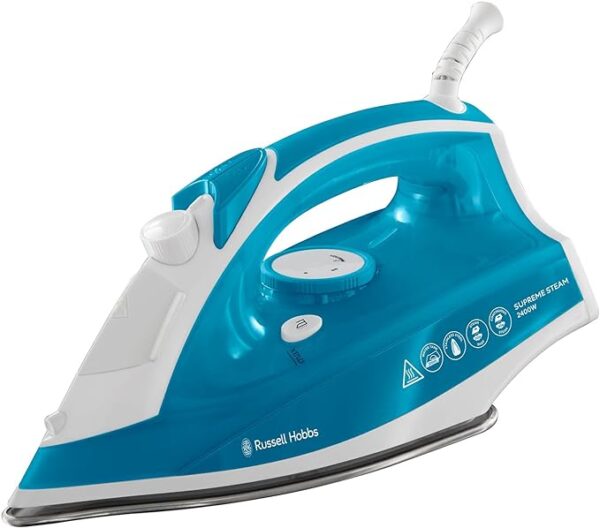 RUSSELL HOBBS STEAM IRON S.STEEL 2400W BLUE 23061