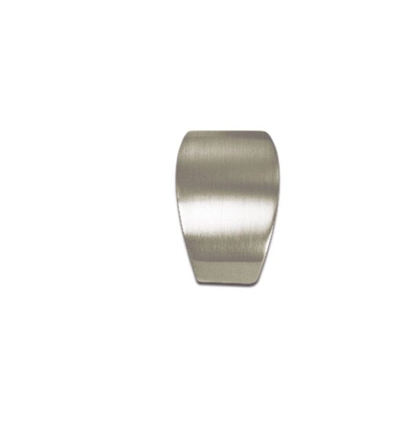 KNOB 30X19mm BRUSHED NICKEL 038 ESTAMP 8830