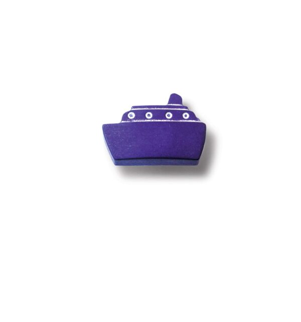 JUNIOR LINE - SHIP KNOB 50 X 35mm BLUE 000 ESTAMP 5627