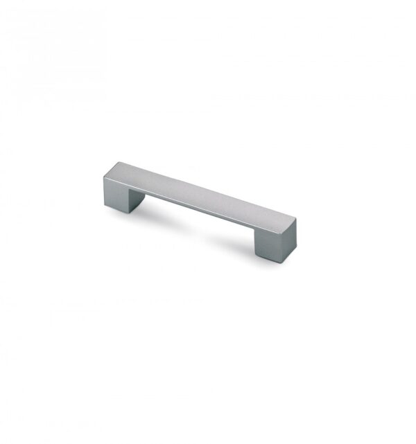 FURNITURE HANDLE 128mm ALUMINIUM BLOCK 021 ESTAMP 7462