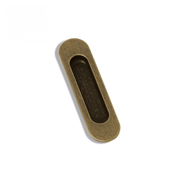 SLIDING DOOR HANDLE 110mm ANTIQUE BRASS 831 ESTAMP 3922