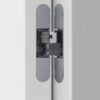INVISIBLE DOOR HINGE 134x24mm S.T.A.R.S BR. NICKEL Art. 1130 With ADJUSTMENTS