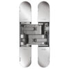 INVISIBLE DOOR HINGE 134x24mm S.T.A.R.S BR. NICKEL Art. 1130 With ADJUSTMENTS - Image 2