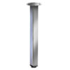 SINGLE BREAKFAST SQUARE TABLE LEG CHROME 60X60X870mm ART: F15054