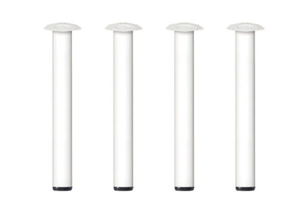 TABLE LEGS ROUND 4PC/SET WHITE DIA.60X710mm ART: F15001