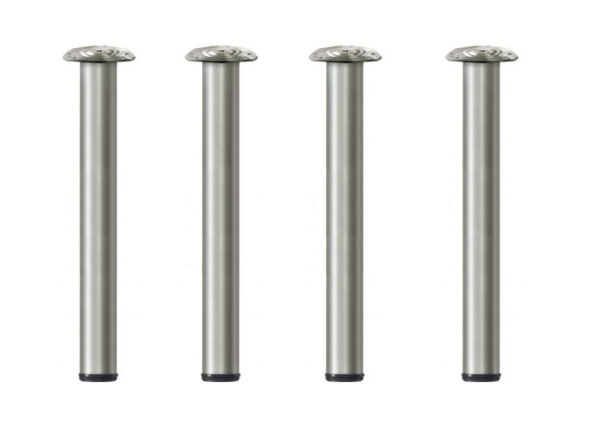 TABLE LEGS ROUND 4PC/SET NICKEL SATIN DIA.60X710mm ART: F15004