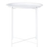 BASTIA SIDE TABLE WHITE  IN POWDERCOATED STEEL 468X468X505 ART: 2101360 - Image 2