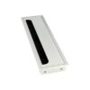 SISO CABLE DESK FITTING RUMBA  ALUMINIUM W/LID & BRUSH 80X276X24mm ART.25.20.345