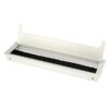 SISO CABLE DESK FITTING RUMBA  ALUMINIUM W/LID & BRUSH 80X276X24mm ART.25.20.345 - Image 2