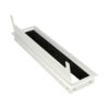 SISO CABLE DESK FITTING RUMBA  ALUMINIUM W/LID & BRUSH 80X276X24mm ART.25.20.345 - Image 3