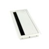 SISO CABLE DESK FITTING FORRO ALUM W/BUMPER + FELT 256X100X23.5mm ART.25.20.349