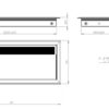 SISO CABLE DESK FITTING FORRO ALUM W/BUMPER + FELT 256X100X23.5mm ART.25.20.349 - Image 4