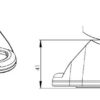 SISO SINKER ONLY F/WIRE GUIDE OVAL "SPINE" ART. 25.20.749-0 - Image 3