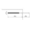 TEA TOWEL PULL-OUT RACK B LENGTH 410mm CHROME ART: 37009014 - Image 3