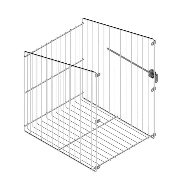 LAUNDRY TILT BASKET CHROME 450mm  ART: 38085014 395 X 500 X420mm - Image 2