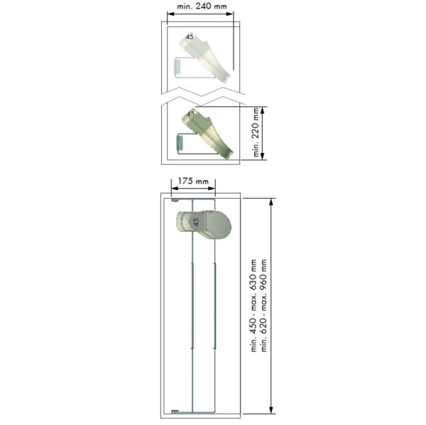 SHOE RACK EXTENDABLE CHROME 45-62cm ART: 39096014 - Image 3